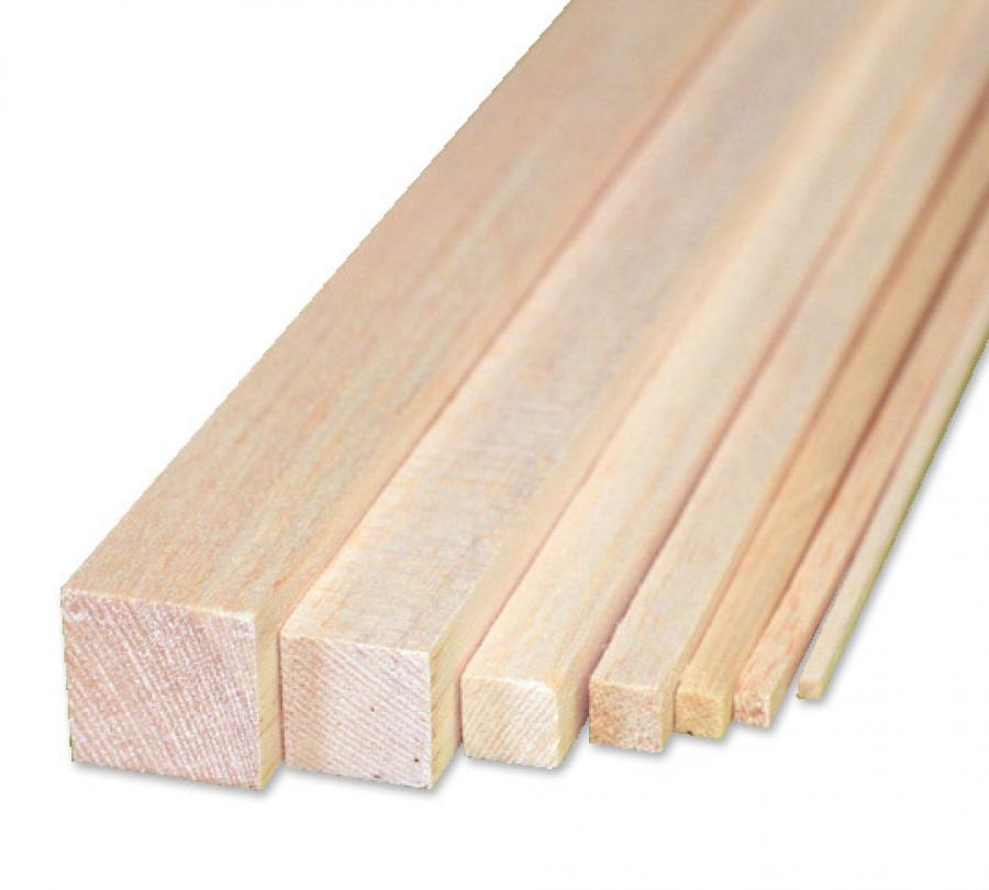 Balsa Strip 4 x 10 x 1000 mm