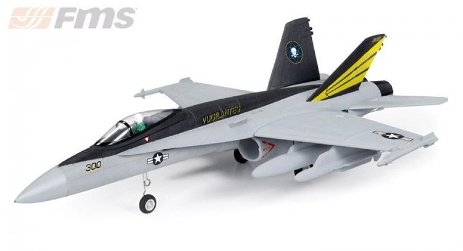 F-18 64mm Fan FMS PNP Grey DISC.