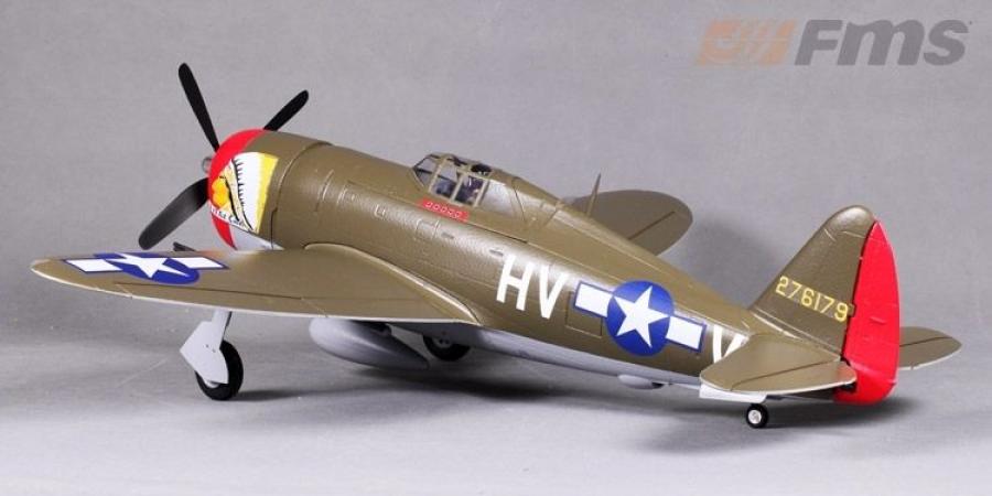 P-47G Razorback 980 PNP EPO FMS Green High-Speed