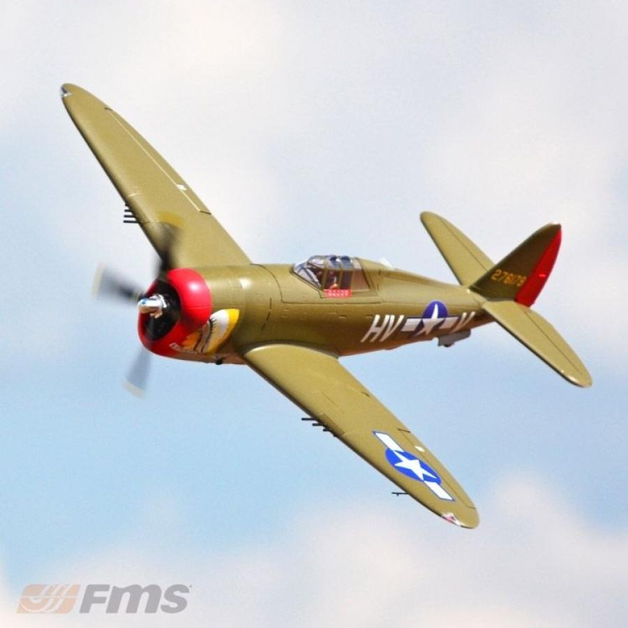 P-47G Razorback 980 PNP EPO FMS Green High-Speed