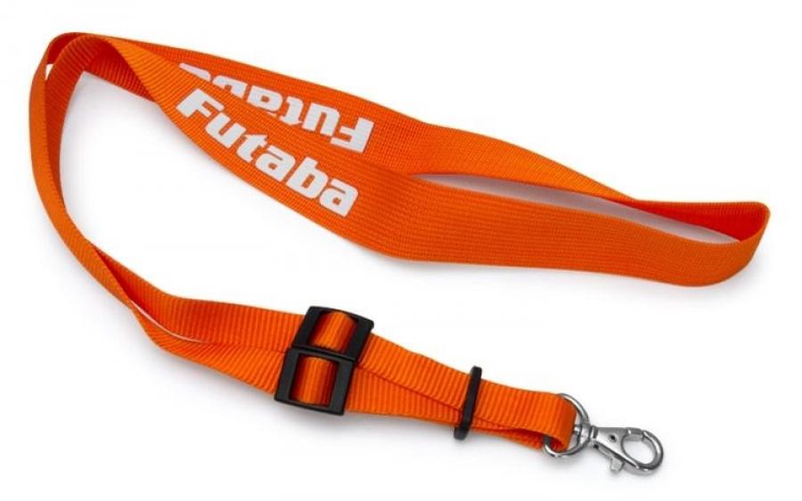 Neck strap Orange  1-point Orange/white