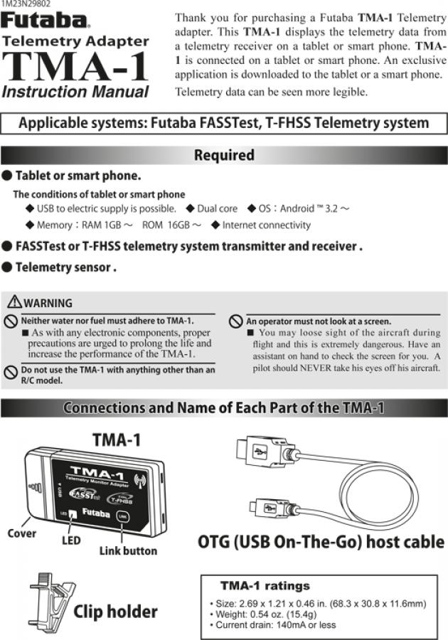 Telemetry Monitor Adapter TMA-1