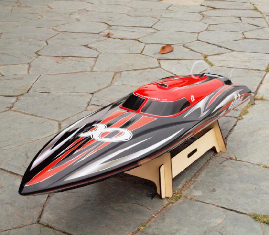 Alpha 1000mm Brushless V-Boat ARTR Red