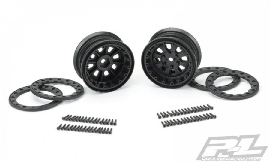 Denali 2.2" Black Wheels for Crawlers (2)