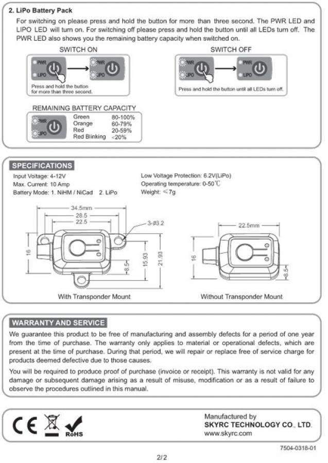 Power Switch Electronic switch 10A