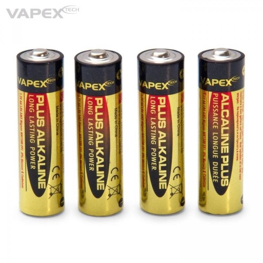 Plus Alkaline batteries AA 4pc