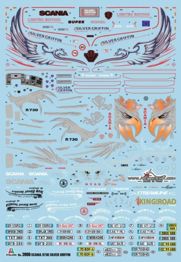 1/24 SCANIA R730 STREAMLINE