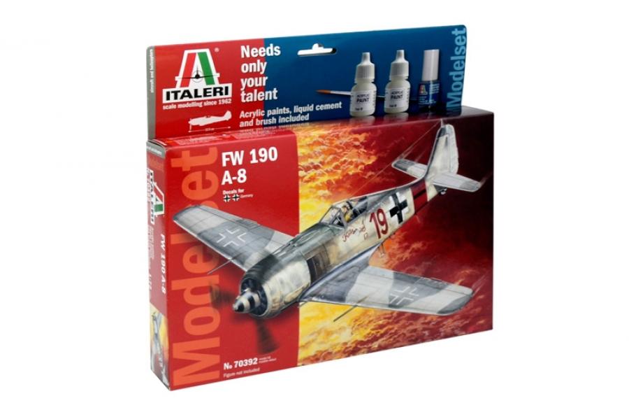 Italeri 1/72 Fw 190 A-8 (Model set)