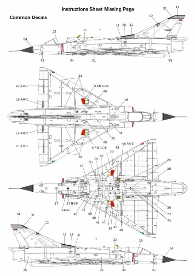 Italeri 1/32 Mirage IIIC