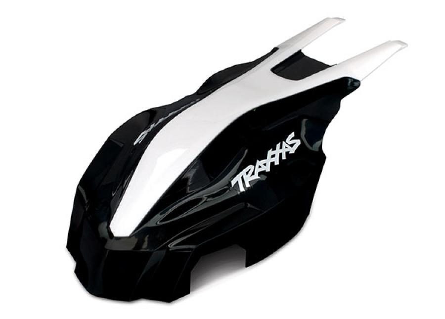 Traxxas Canopy front Black/White Aton TRX7913