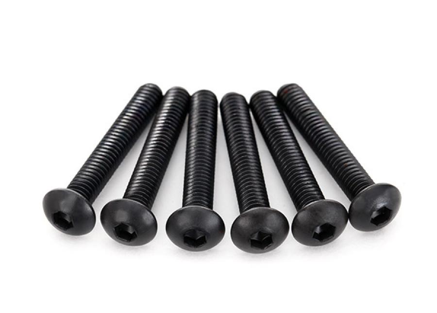 Traxxas Screws M4x25 Button-head Hex Socket (6) TRX2596
