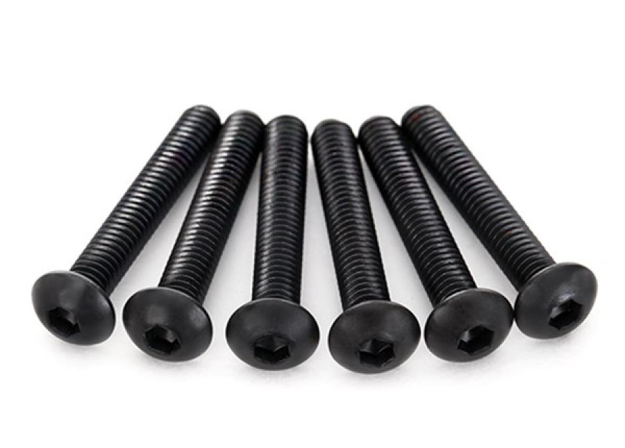 Traxxas Screws M4x22 Button-head Hex Socket (6) TRX2597