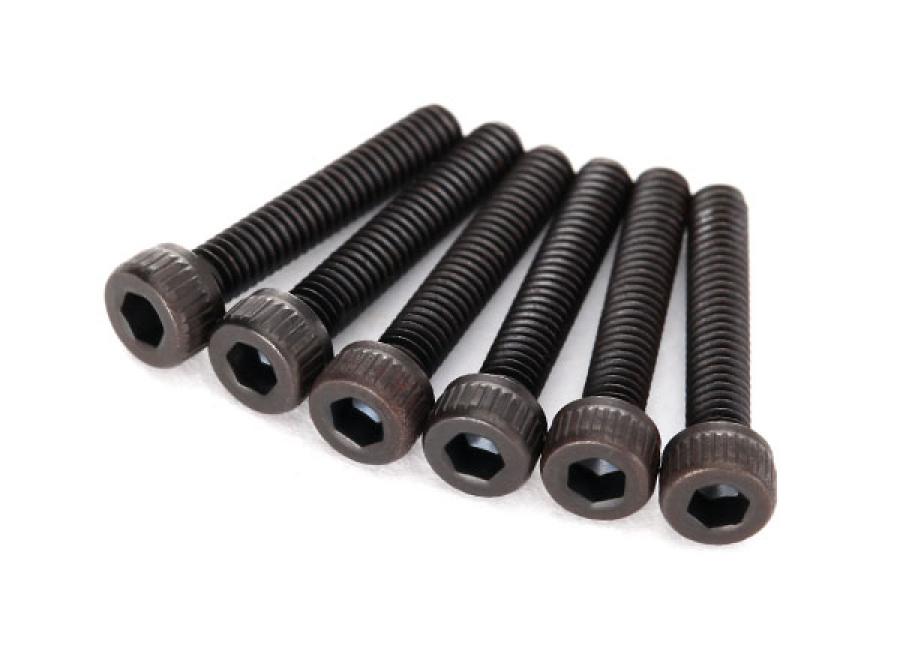 Traxxas Screws M2.5x14mm Cap-head Hex Socket (6) TRX3234