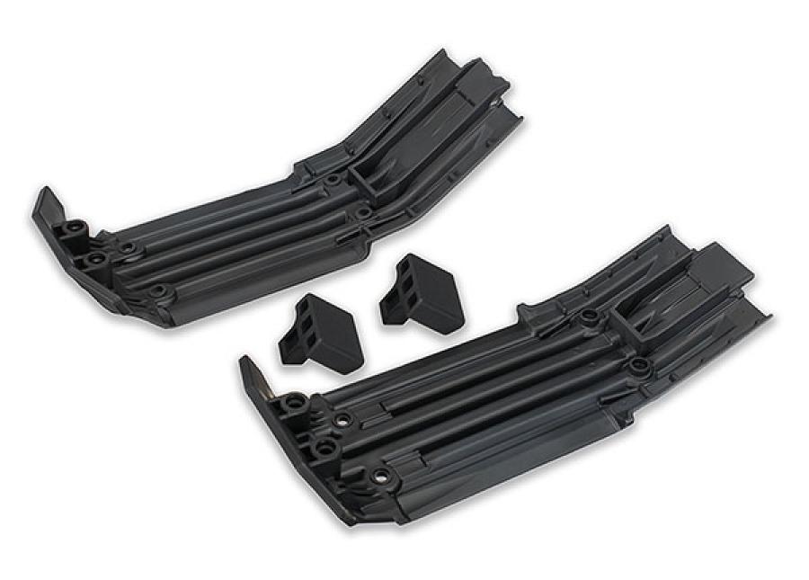 Traxxas Hasplåt fram och bak med gummidämpning (sats) TRX7744