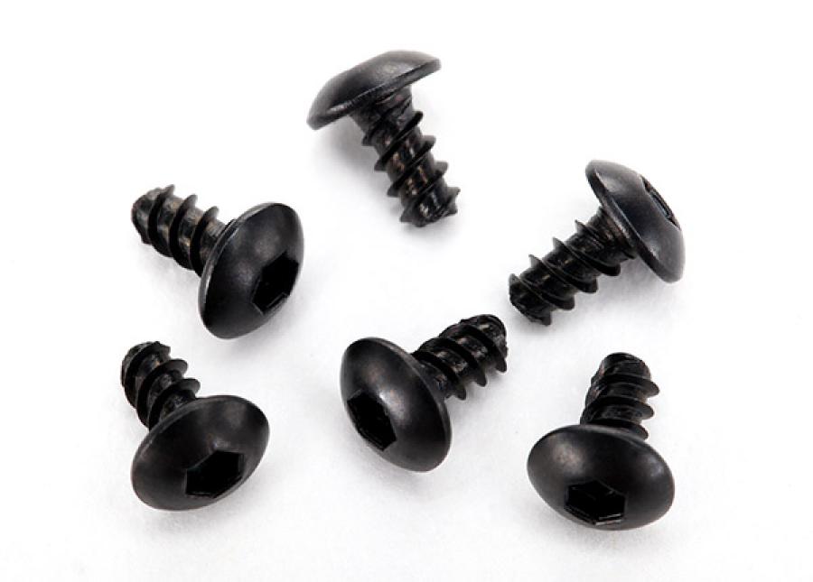 Traxxas Screws 2.6x5mm Self-Tapping Button-head Hex Socket (6) TRX7944