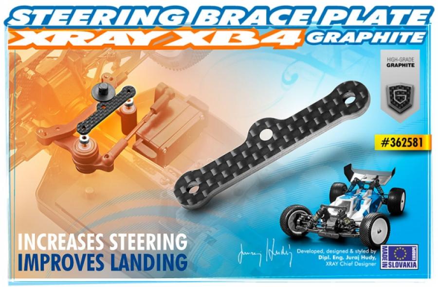 Steering Brace 2.0mm Graphite XB4 '16 (1)