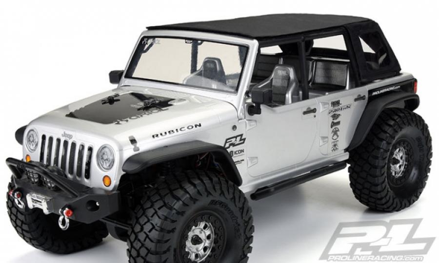 Timberline Soft-Top Black for SCX10, Rubicon (1)