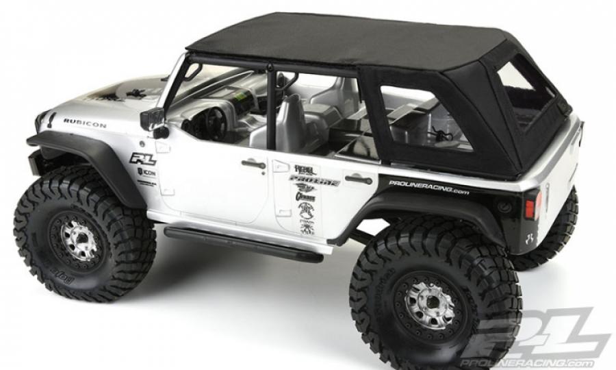 Timberline Soft-Top Black for SCX10, Rubicon (1)