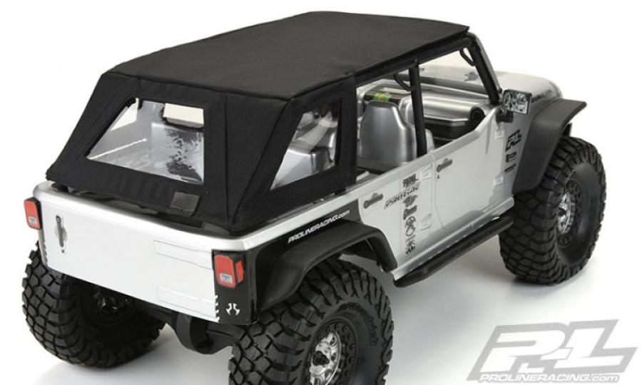 Timberline Soft-Top Black for SCX10, Rubicon (1)
