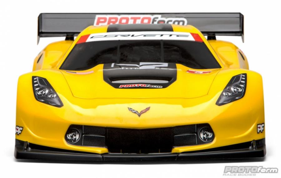 Chevrolet Corvette C7.R Clear Body for 1:8 GT