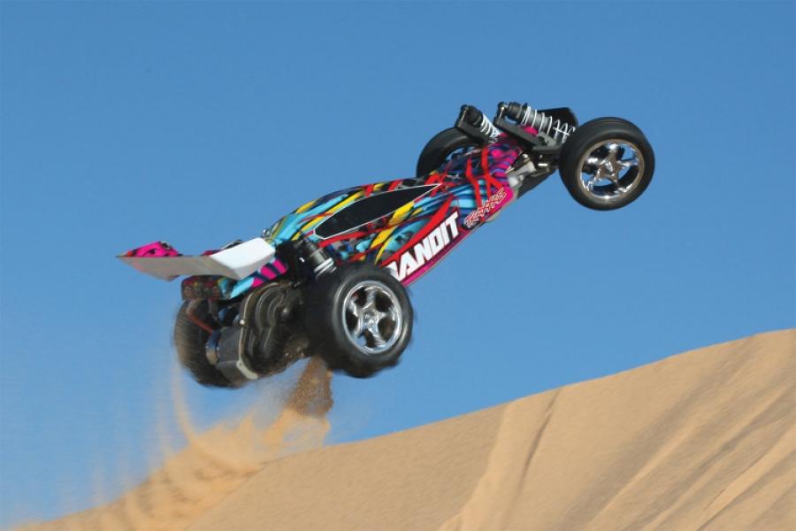 Traxxas Bandit 2WD 1/10 RTR TQ Blue - With battery/charger TRX24054-1-BLU