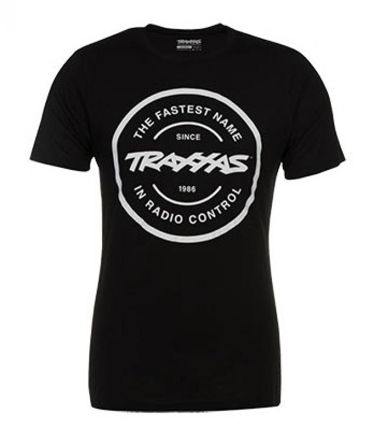 Traxxas T-Shirt Black Circle Traxxas-logo M TRX1360-M