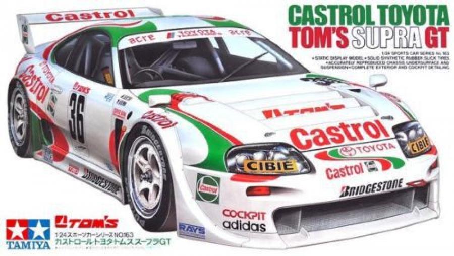 Tamiya 1/24 Castrol Toyota Tom'S Supra Gt pienoismalli