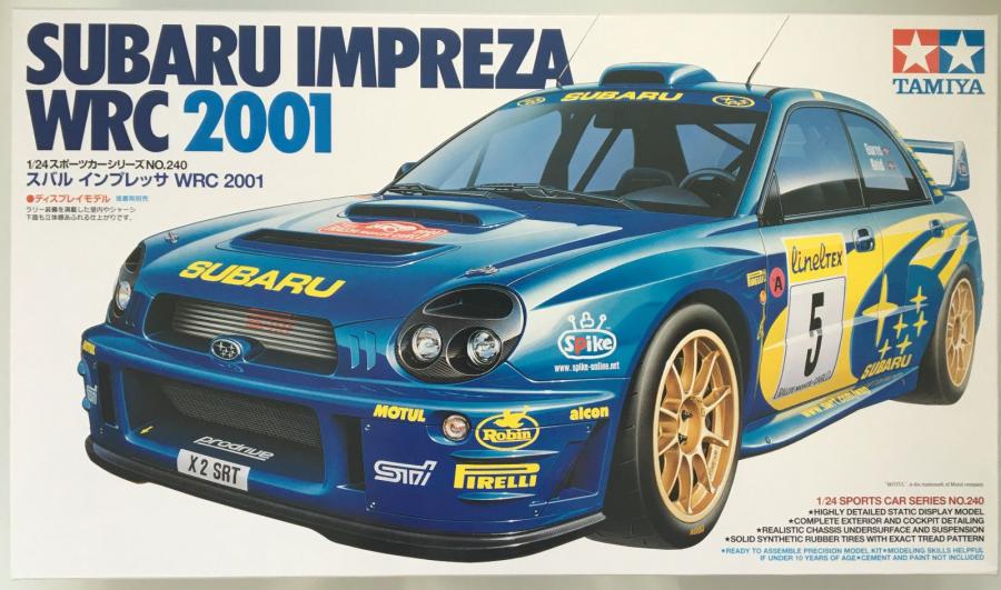 Tamiya 1/24 SUBARU IMPREZA WRC 2001 pienoismalli