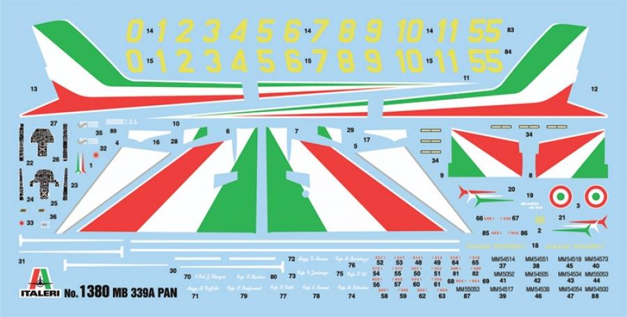 Italeri 1/72 MB-339A P.A.N. 2016 Livery