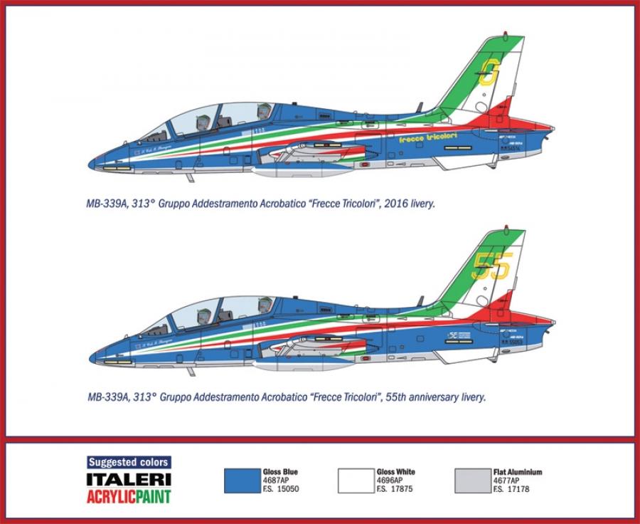 Italeri 1/72 MB-339A P.A.N. 2016 Livery