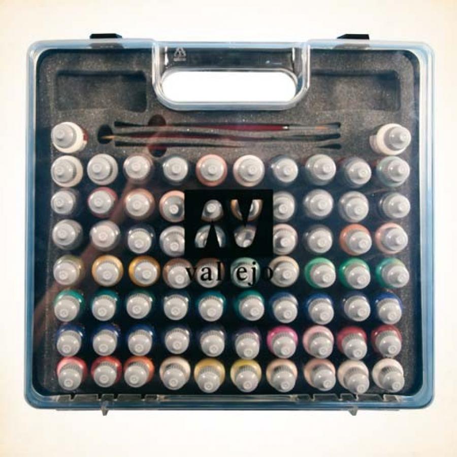Game Color set  72 colors + 3 brushes