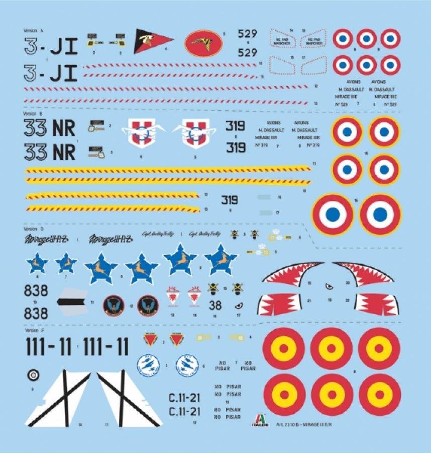 Italeri 1/32 MIRAGE III E/R