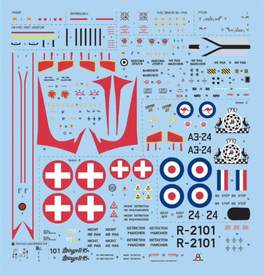 Italeri 1/32 MIRAGE III E/R