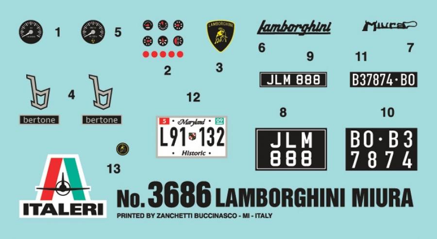 1/24 LAMBORGHINI MIURA