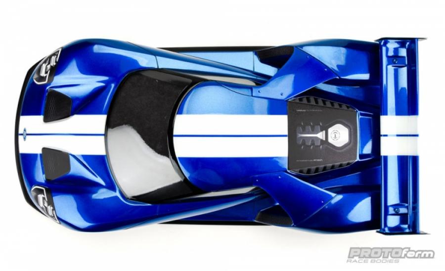 Ford GT Clear Body for 200mm Pan Car