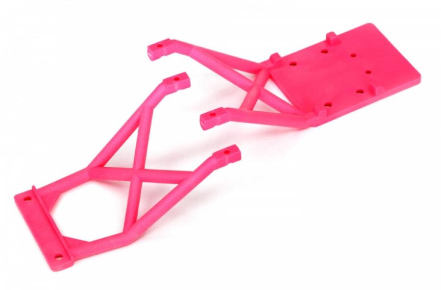 Traxxas Skid Plates Front and Rear Pink TRX3623P