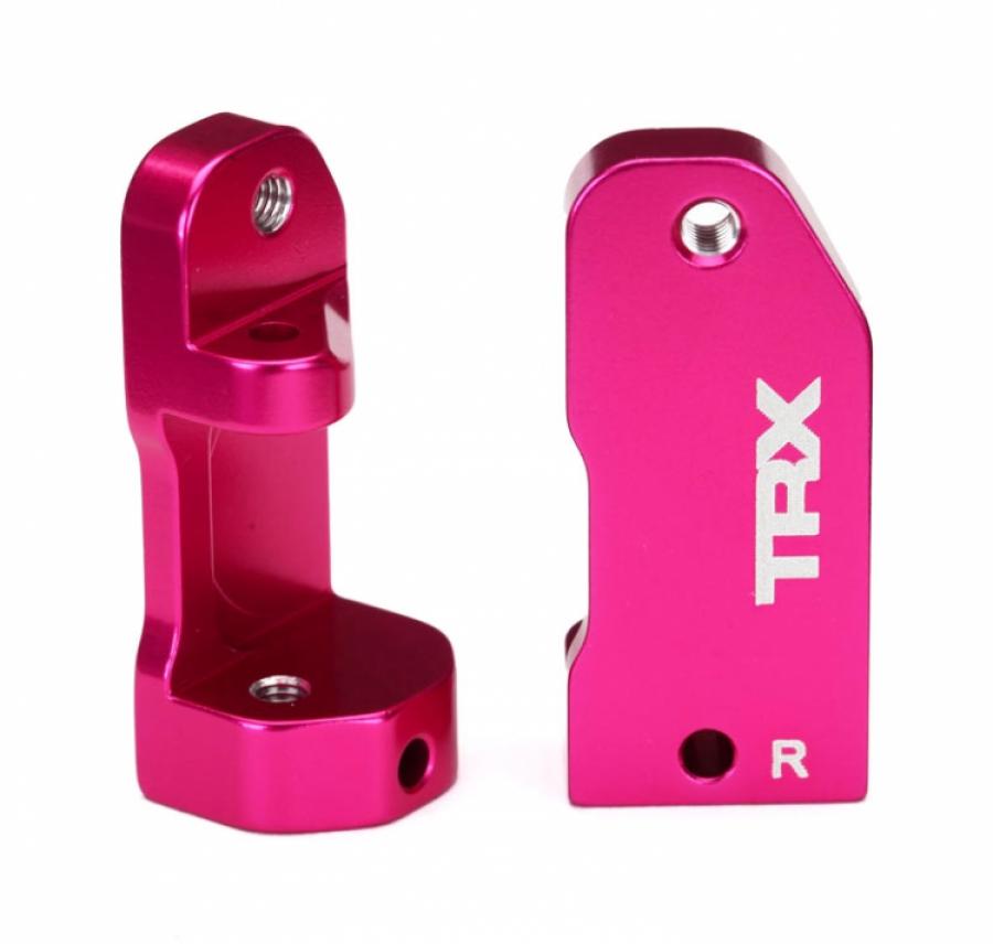 Traxxas Caster Block Aluminium Pink (Pair) TRX3632P