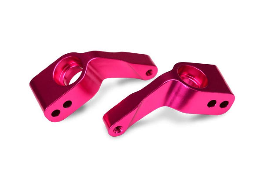 Traxxas Stub Axle Carriers Aluminium Pink (2) TRX3652P