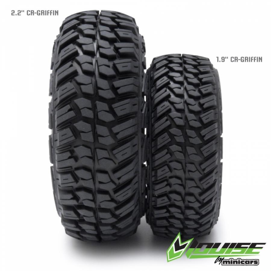 Tire & Wheel CR-GRIFFIN 1.9" Black (2)