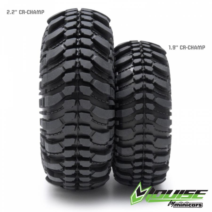 Tire & Wheel CR-CHAMP 1.9" Black (2)