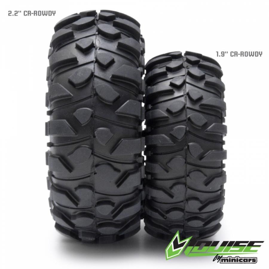 Tire & Wheel CR-ROWDY 1.9" Black Chrome (2)*