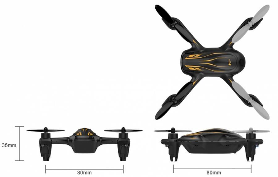 H107P X4 Plus 106x106mm, Altitude Hold, 6-axis