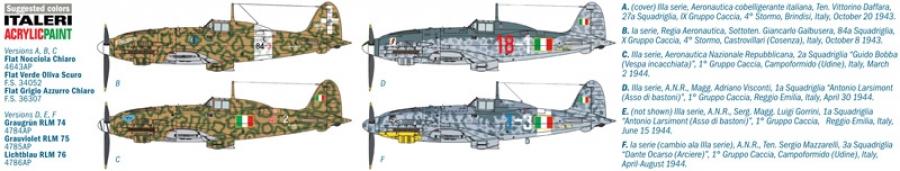 Italeri 1/48 MACCHI MC.205 VELTRO