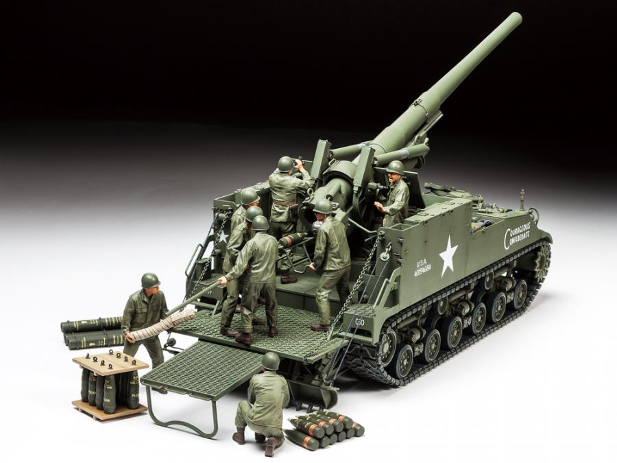 Tamiya 1/35 U.S. Self-Propelled 155mm Gun M40 pienoismalli