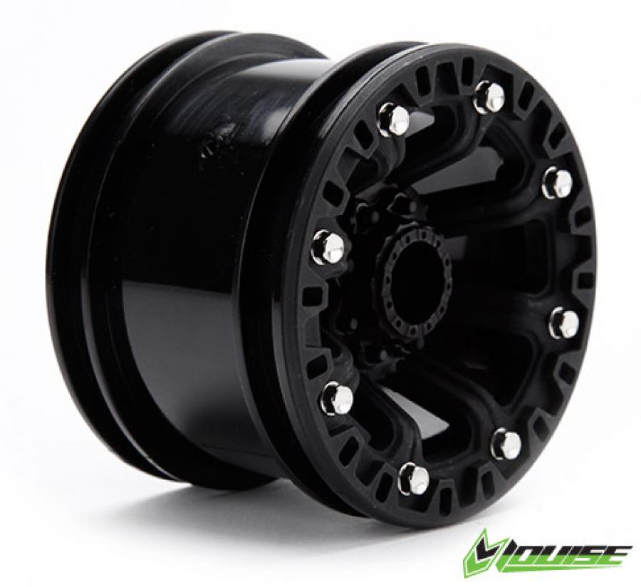 Wheel Crawler 2.2" Black (2)*