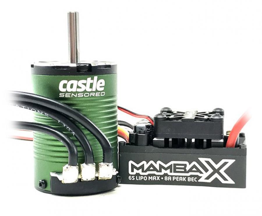 Mamba X SCT ESC Combo w 1410-3800KV 5mm Sensored Motor