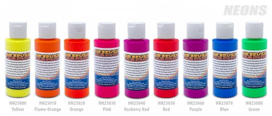 Airbrush Color Neon Flame Orange 60ml