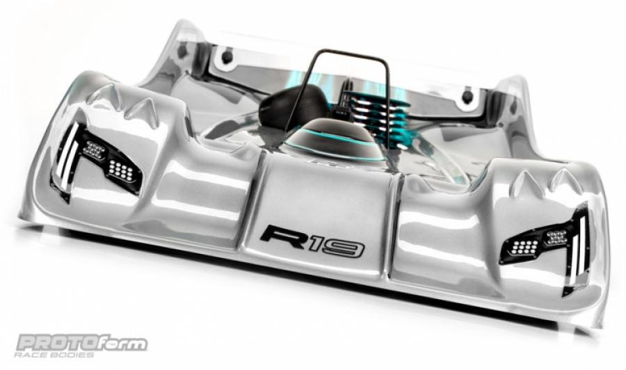 R19 Light Weight Clear Body for 1/8 On-road