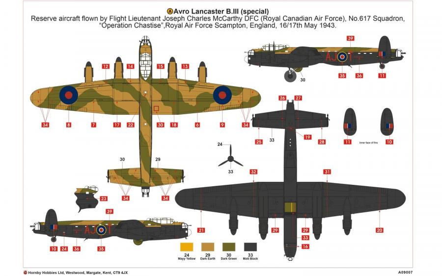 Airfix 1/72 Avro Lancaster B.III The Dambusters