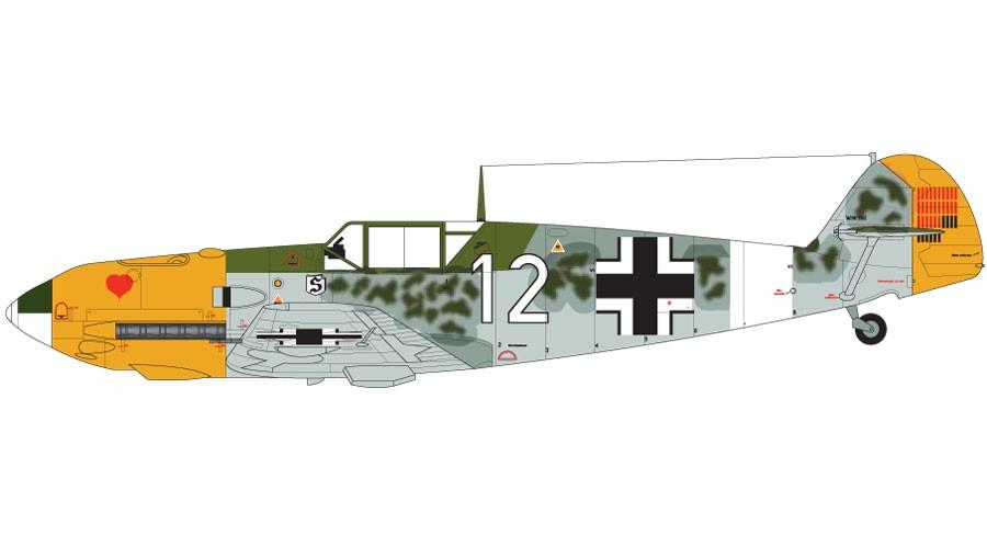 Spitfire vs Messersschmitt Bf109E 1:48